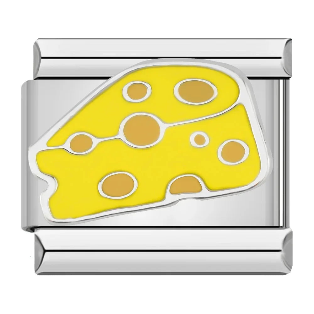 Italian bracelet plano - comida - queso