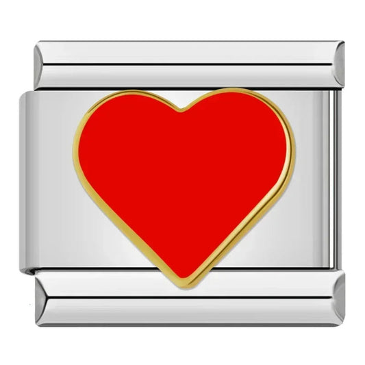 Italian bracelet plano - corazón