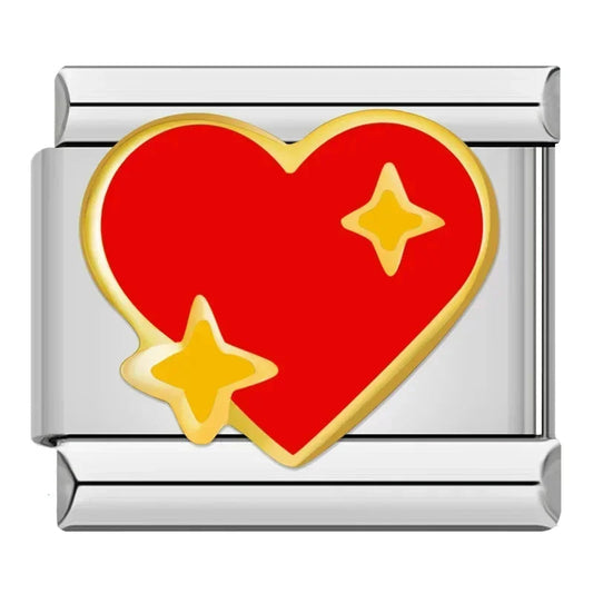 Italian bracelet plano - corazón