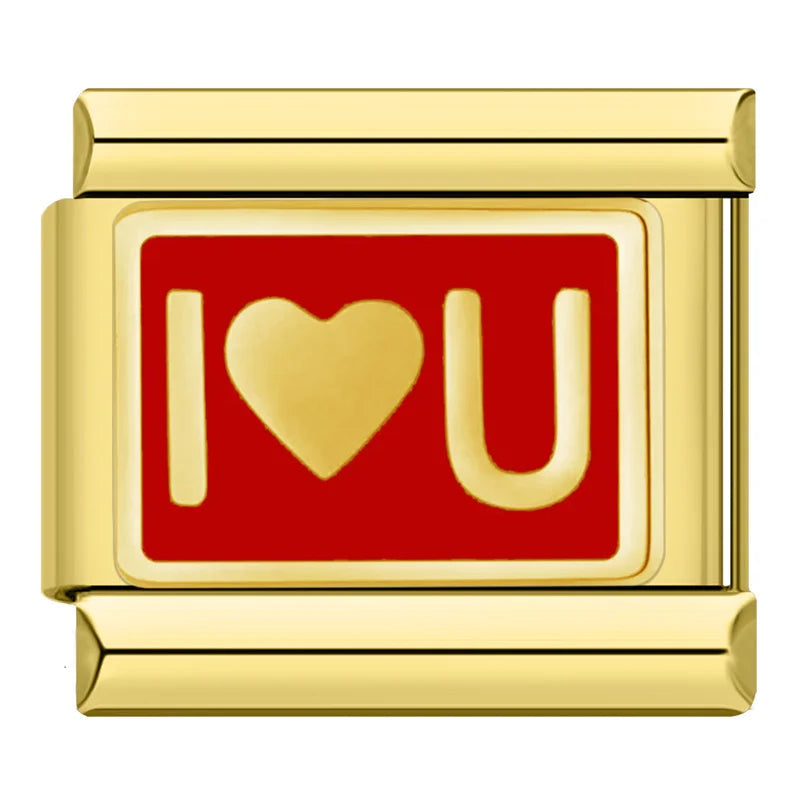 Italian bracelet plano - I love you