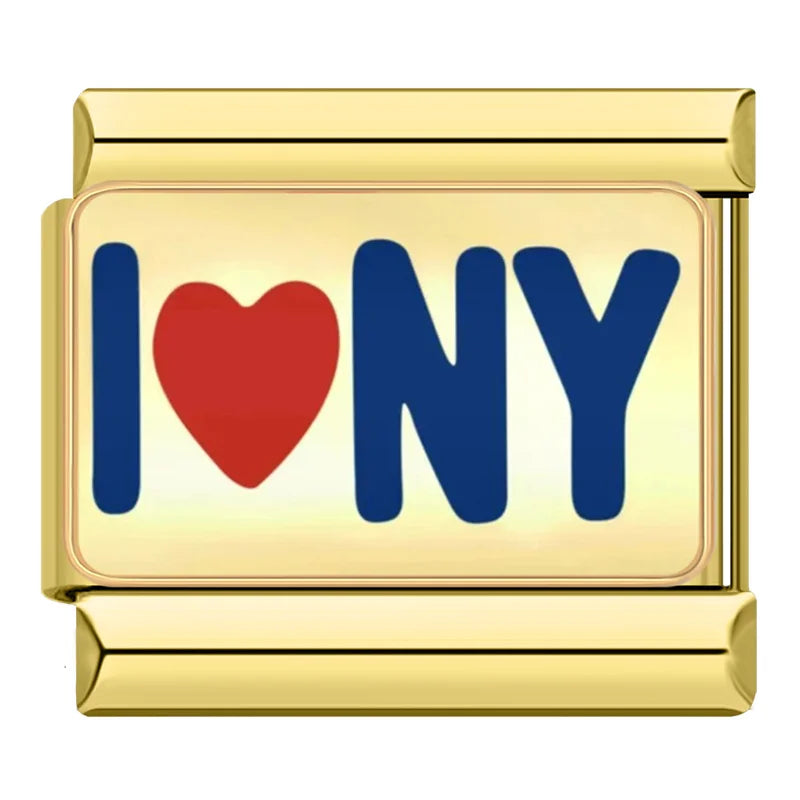 Italian bracelet plano - I love NY