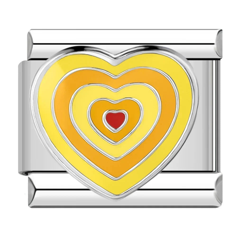 Italian bracelet plano - corazón infinito