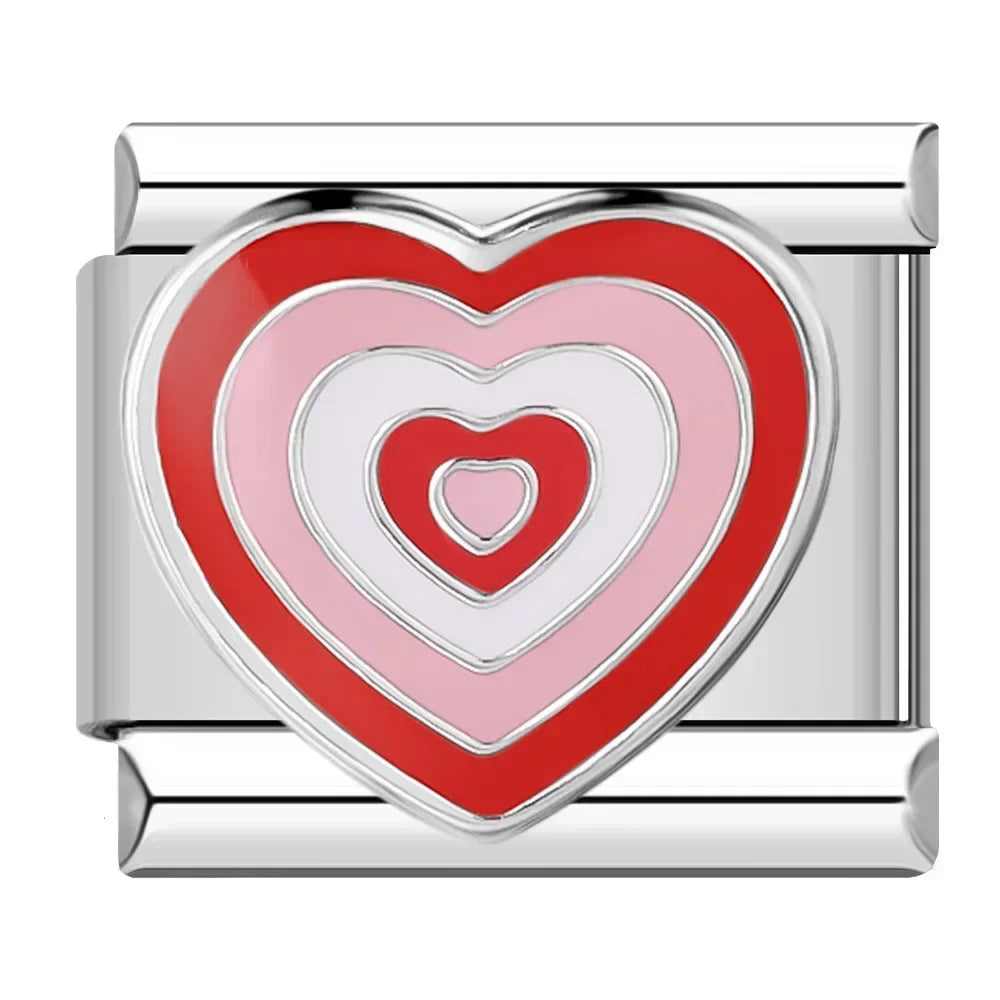 Italian bracelet plano - corazón infinito
