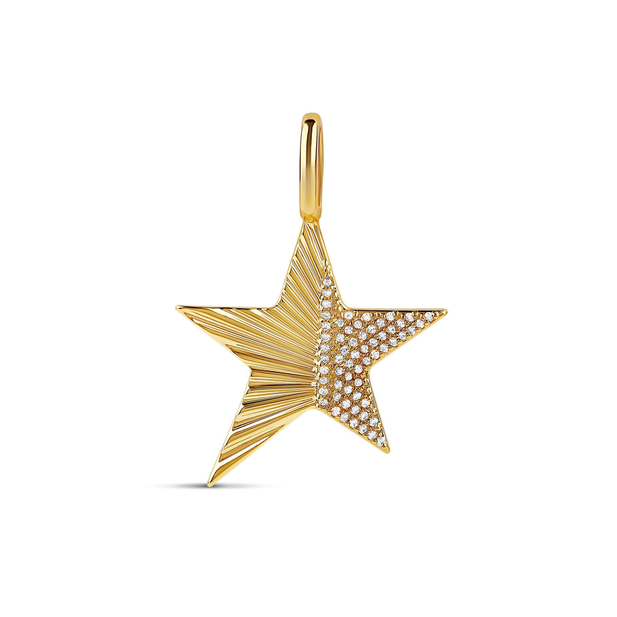 Dije de estrella asimétrica