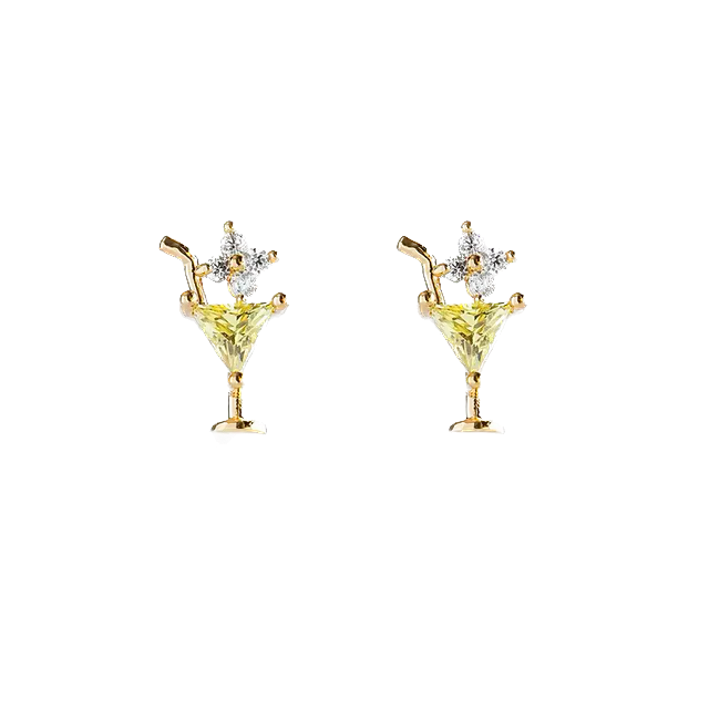 Stud margarita par - Plata de Ley 925