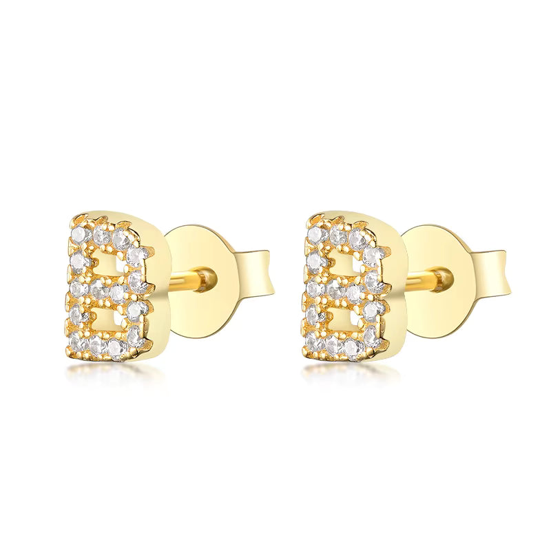 Stud de inicial - Plata de ley 925