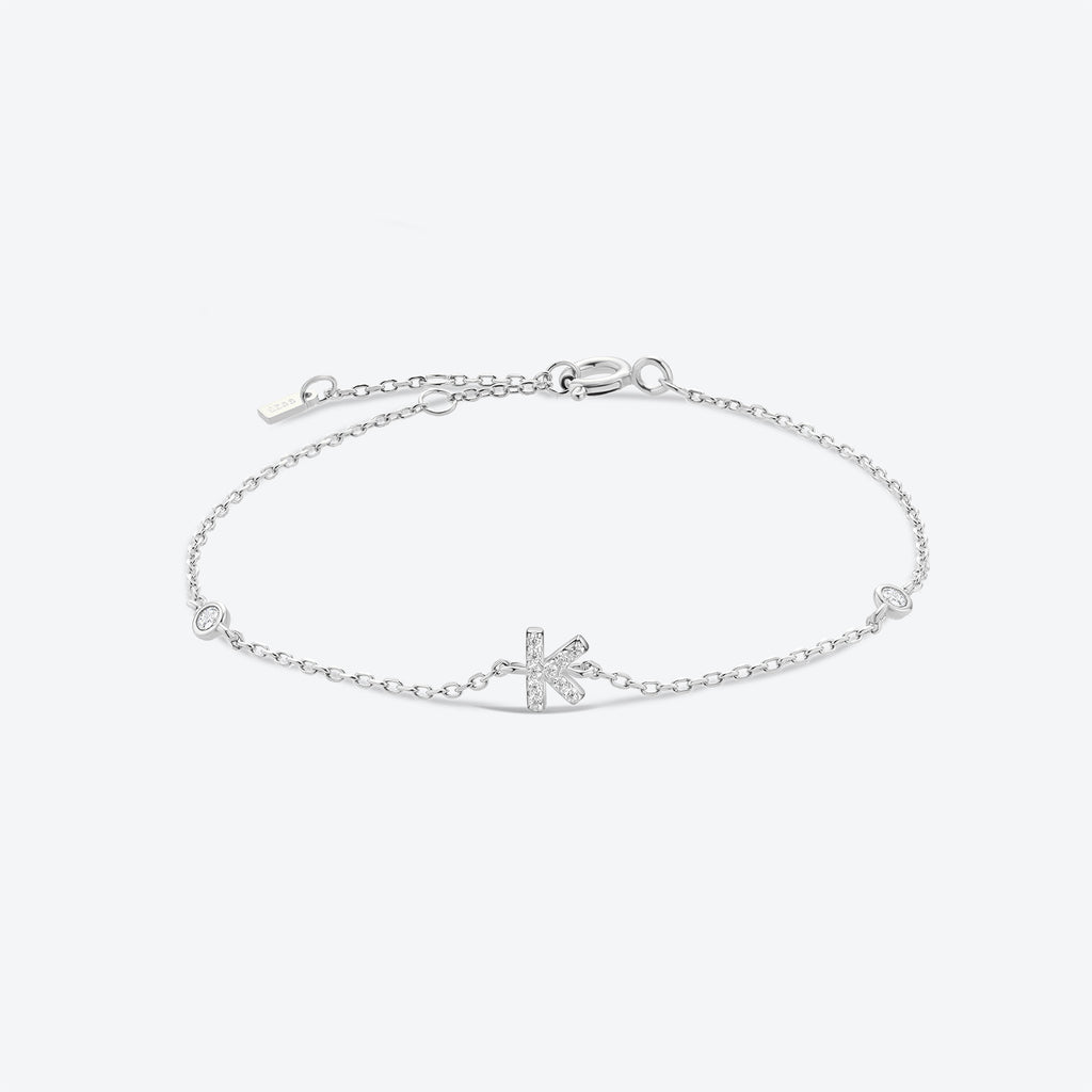 Pulsera de inicial plata 925