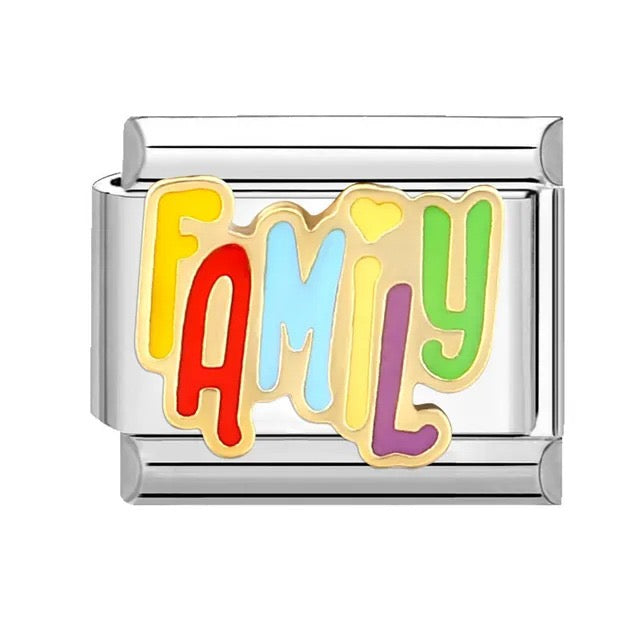 Italian bracelet plano - family - familia