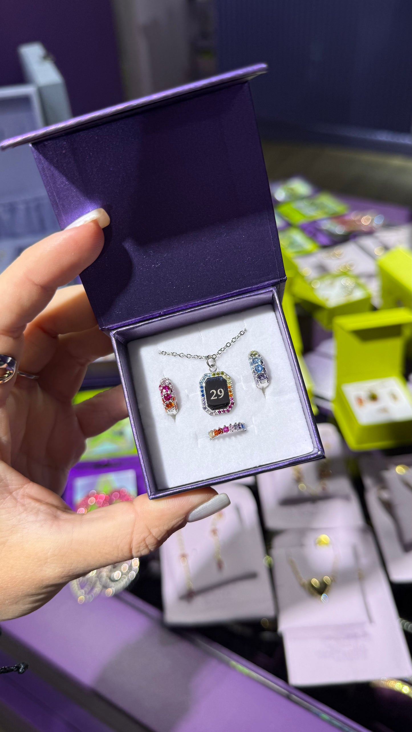 Placa rectangular para personalizar con láser - Rainbow Cuff