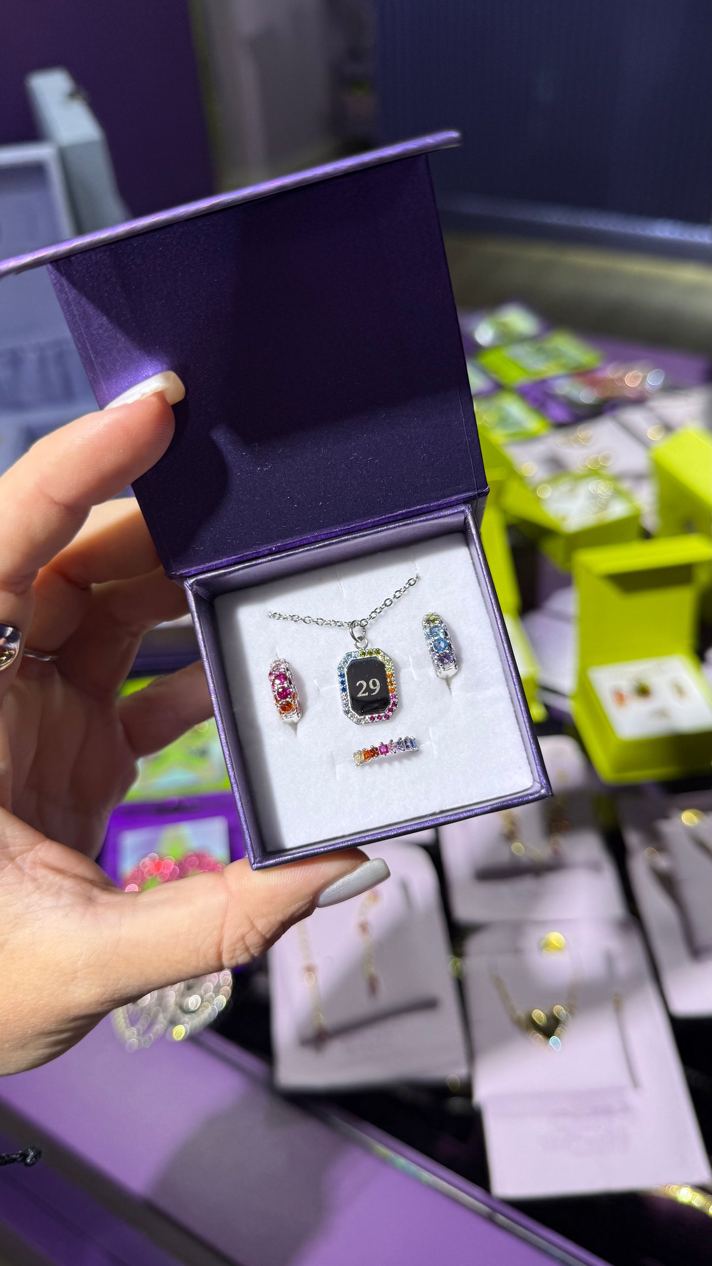 The Rainbow Cuff - Asimétricos - Plata de ley 925