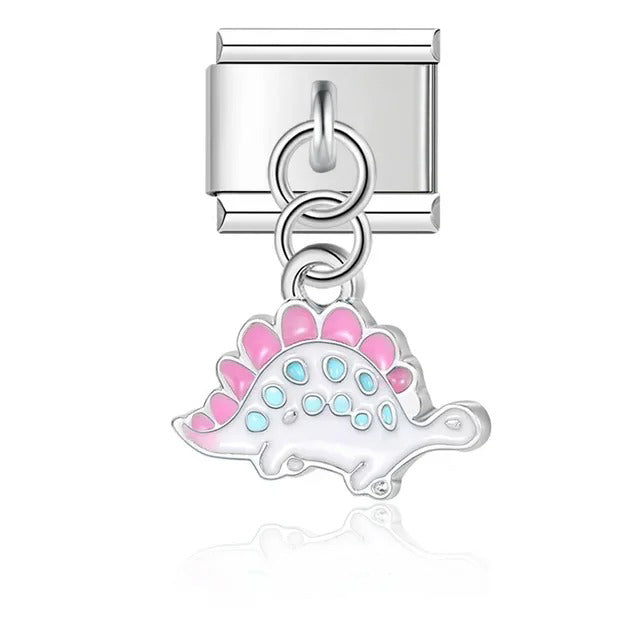 Italian bracelet colgante - dinosaurio