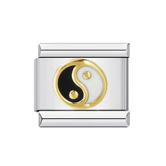 Italian bracelet plano - yin yang