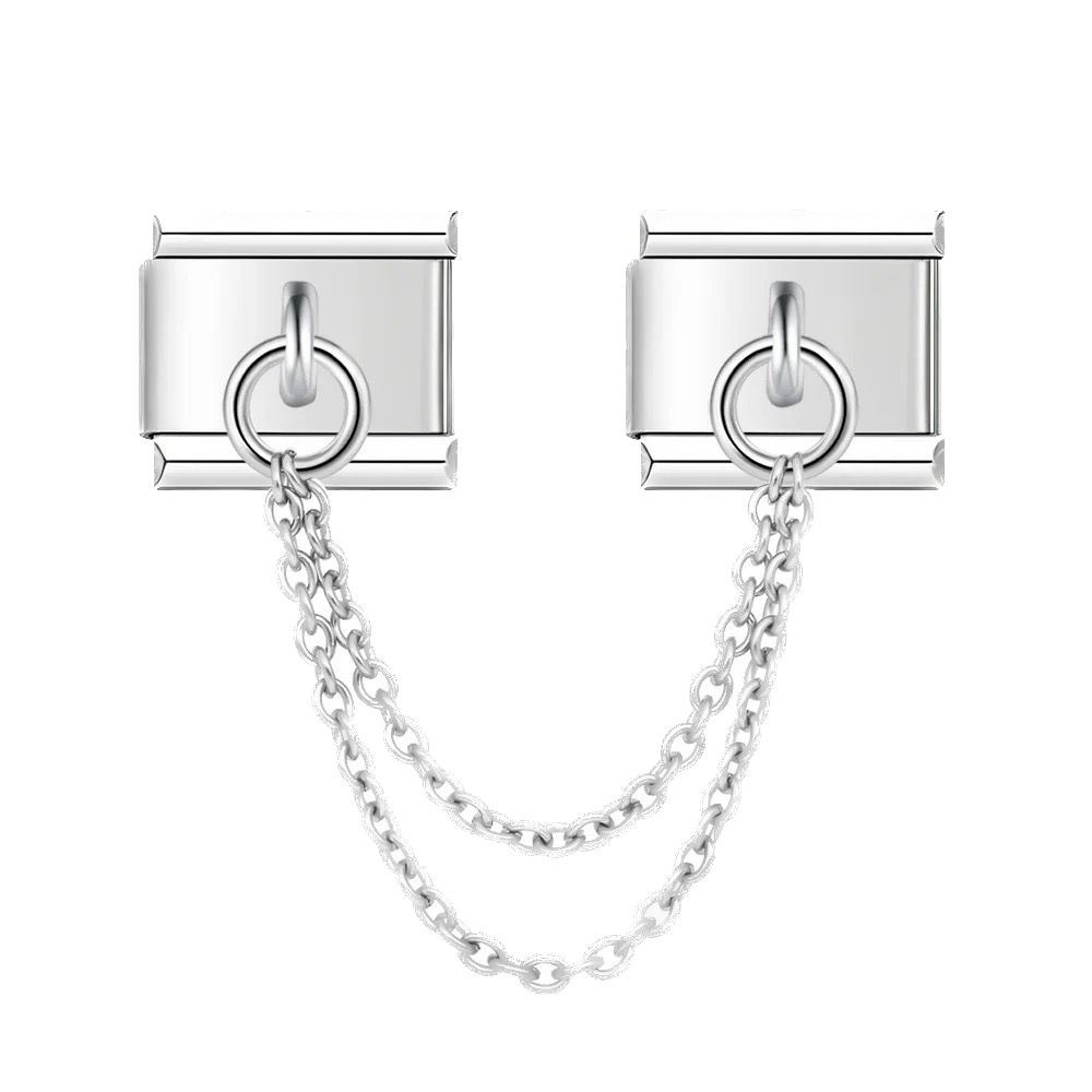 Italian bracelet charm especial - cadena doble