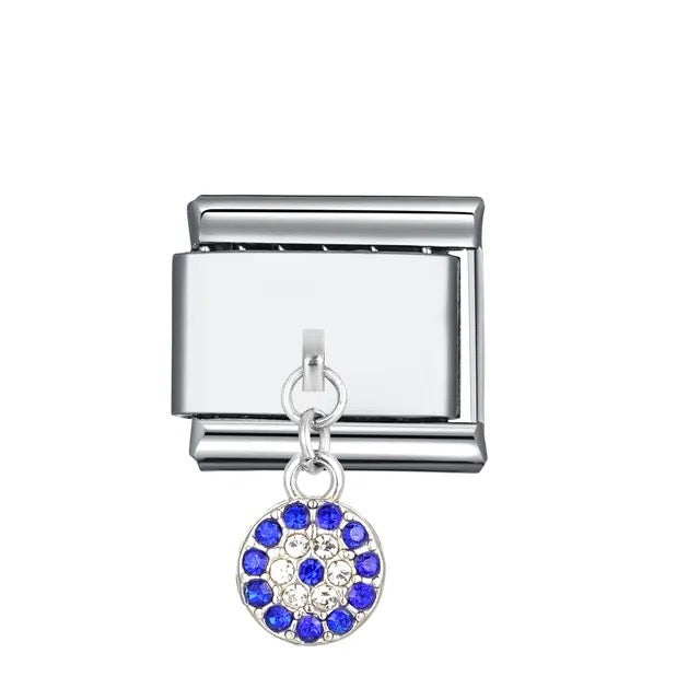 Italian bracelet colgante - ojo turco