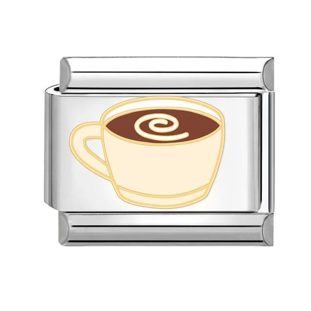 Italian bracelet plano - café