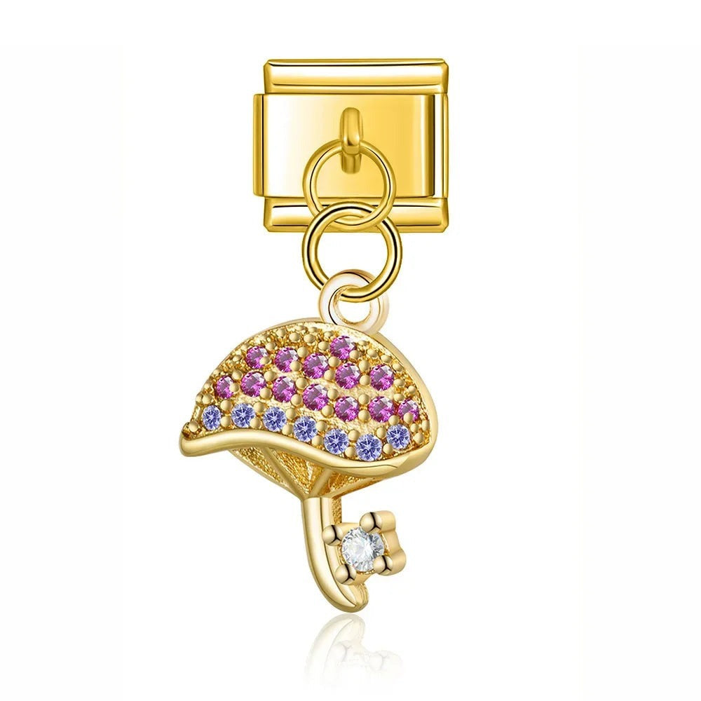 Italian bracelet colgante - Honguito