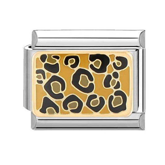 Italian bracelet plano - animal print