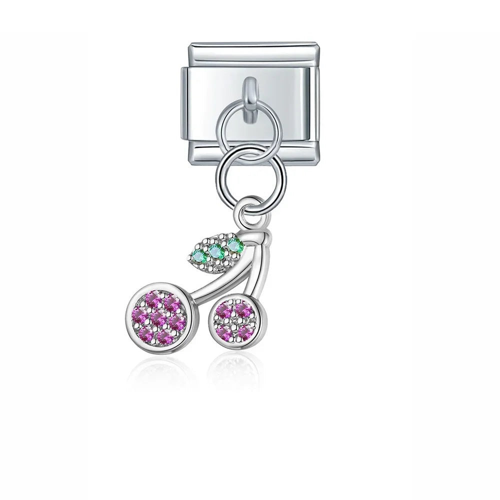 Italian bracelet colgante - cereza