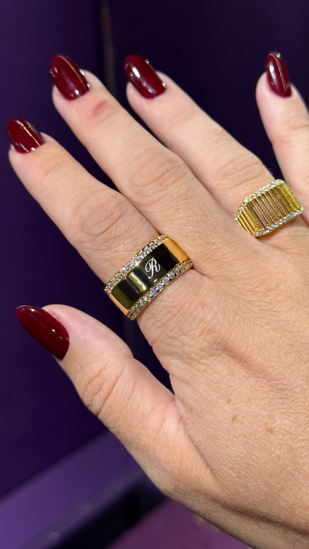 Anillo Halo Band - Plata de ley 925