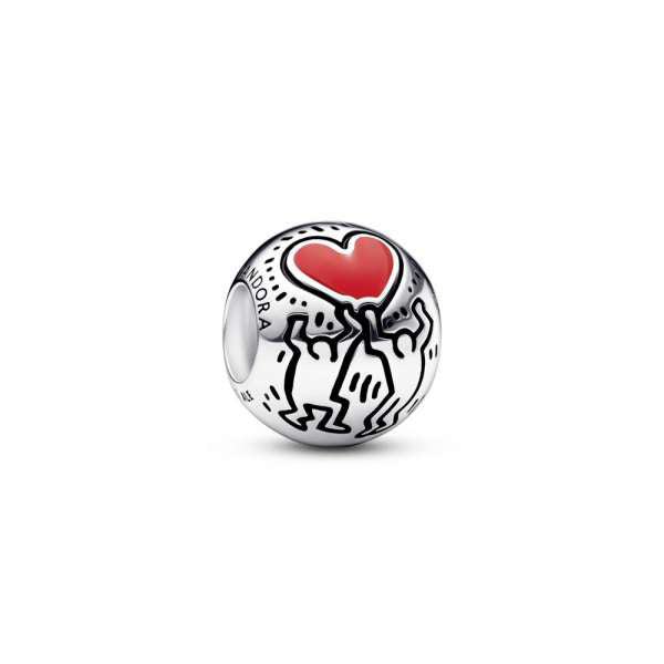 Charm de plata 925 - keith haring