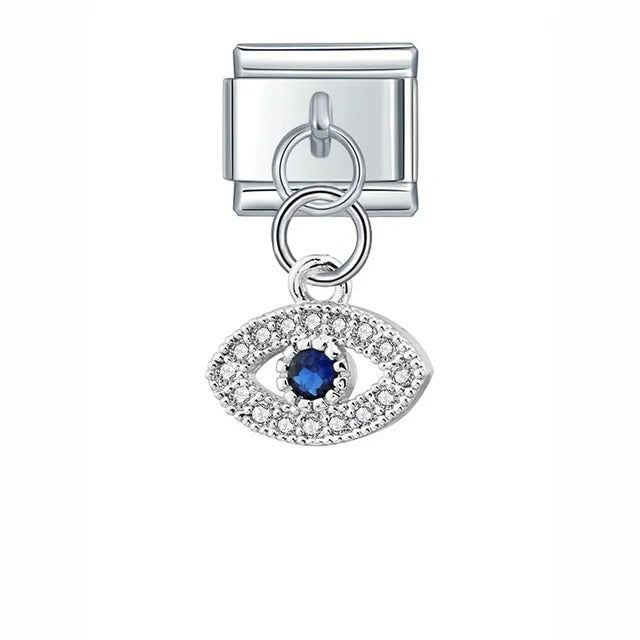 Italian bracelet colgante - ojo turco mini