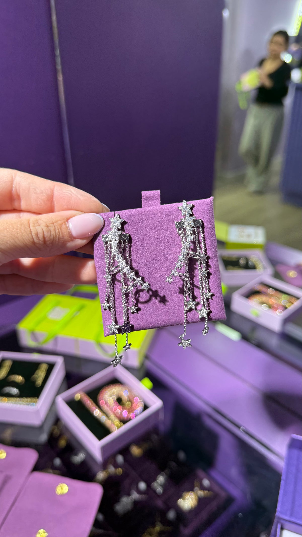 Starfall Ear Cuff - incluye el broche de flecos