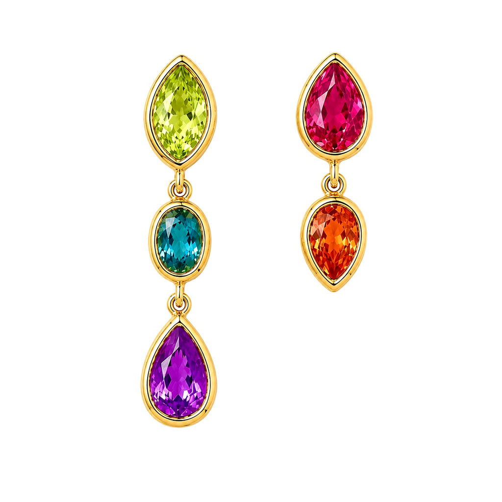 Asymmetric Emerald Drops
