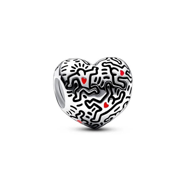 Charm de plata 925 - Keith Haring