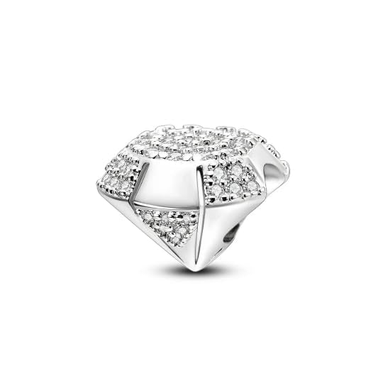 Charm de plata 925 - diamante
