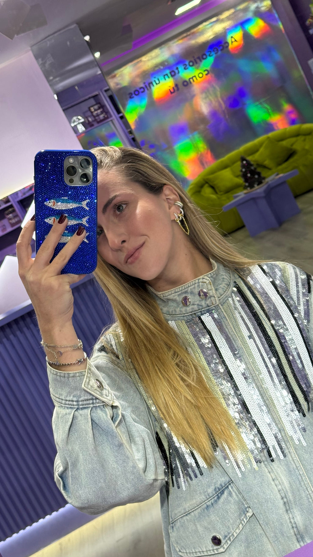 Chaqueta lentejuelas⚡️ talla única