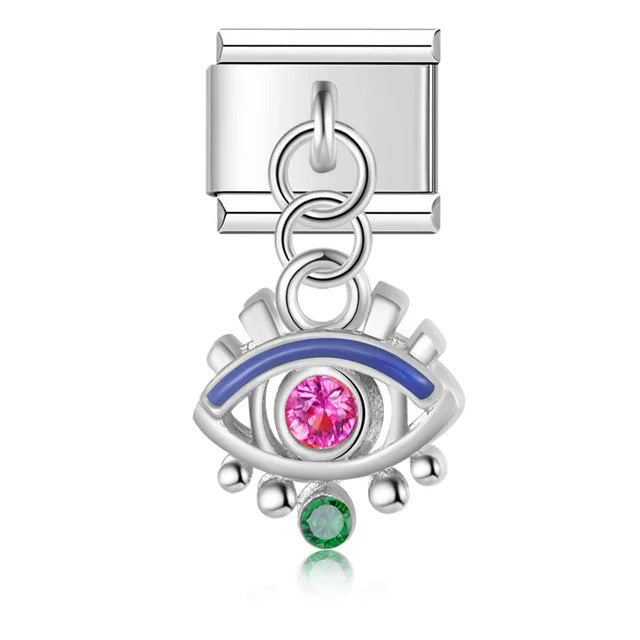 Italian bracelet colgante - ojo turco