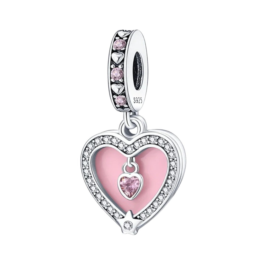 Charm de plata 925 - corazón