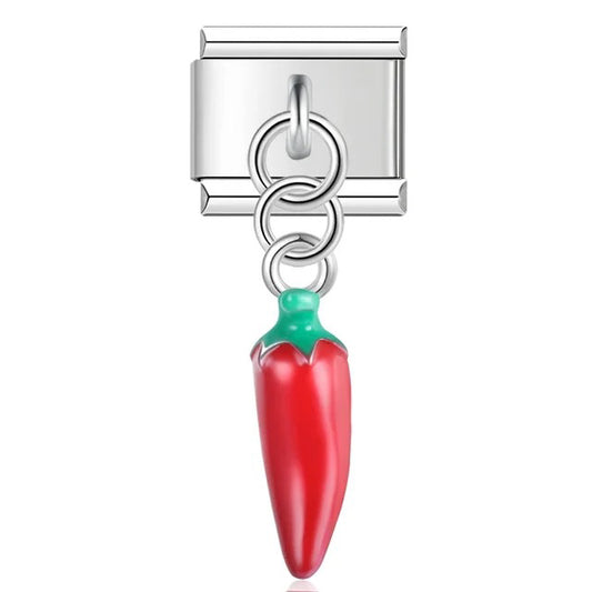Italian bracelet colgante - chili