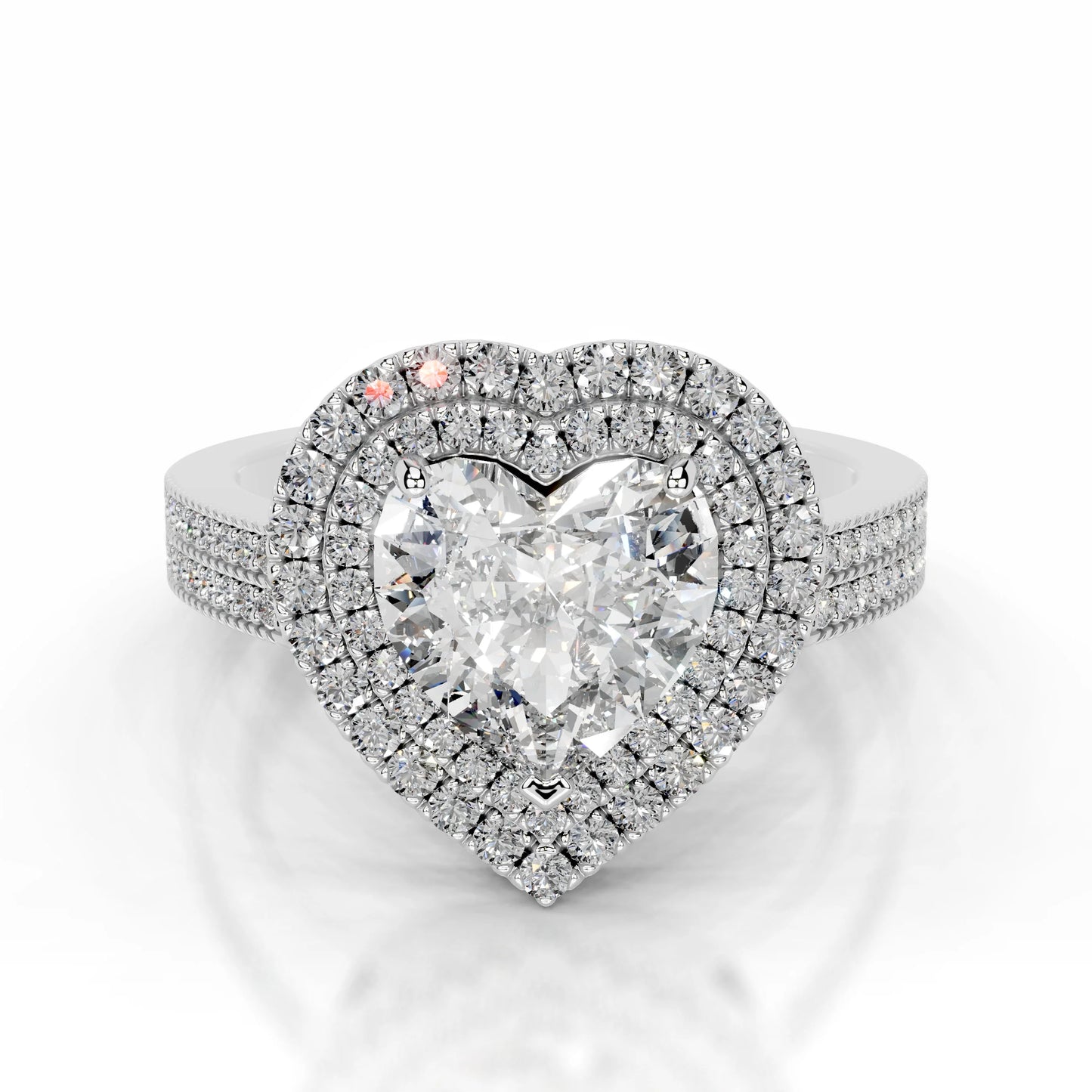 Anillo de corazón - Plata de Ley 925