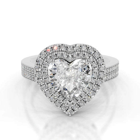 Anillo de corazón - Plata de Ley 925