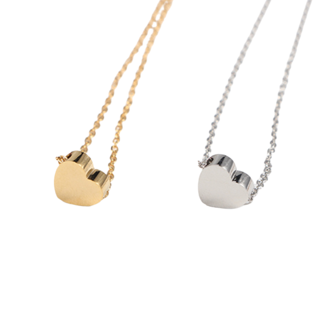 Collar de corazón para personalizar con láser