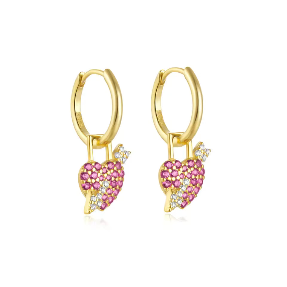 Zarcillos Love heart