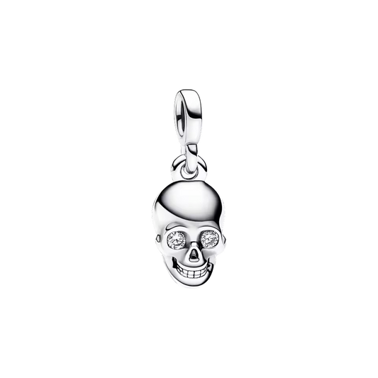 Mini charm de plata - calavera