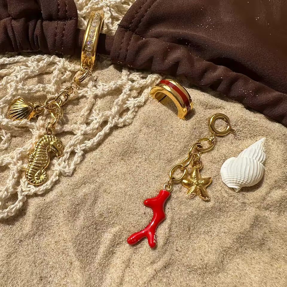 Bikini & shoe clip - estrellita de mar