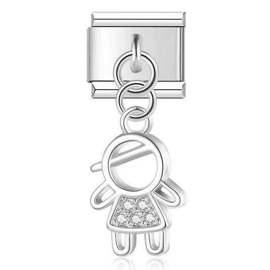 Italian bracelet colgante - niño