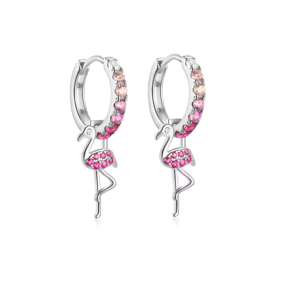 Zarcillos de flamingo