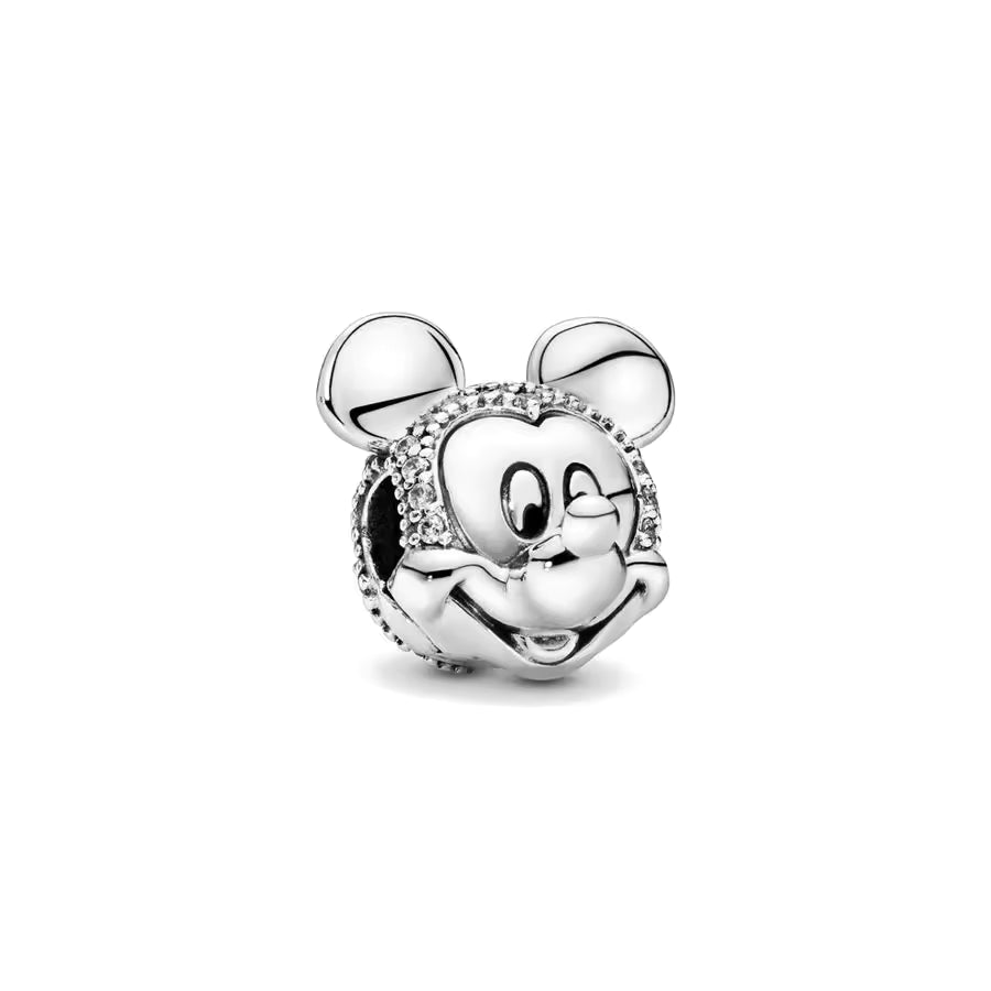 Charm de plata 925 - Mickey brillos