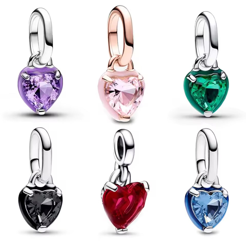 Mini charm de plata - corazón