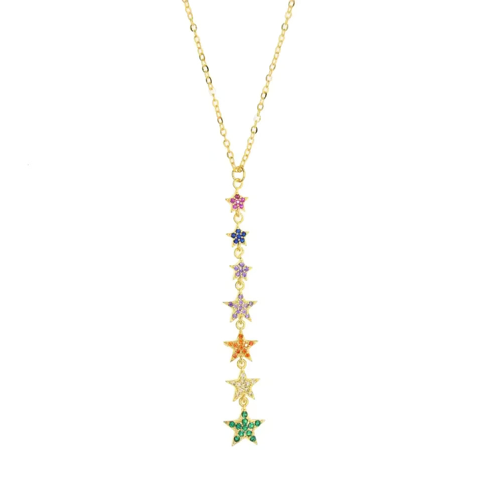 Collar Veruska - Multicolor Dorado