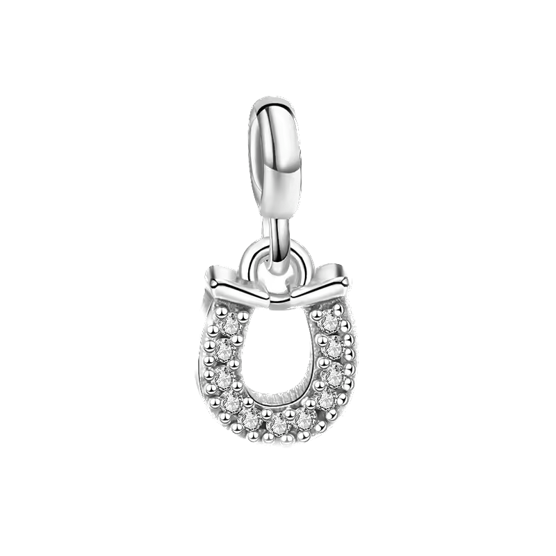 Mini charm de plata - herradura