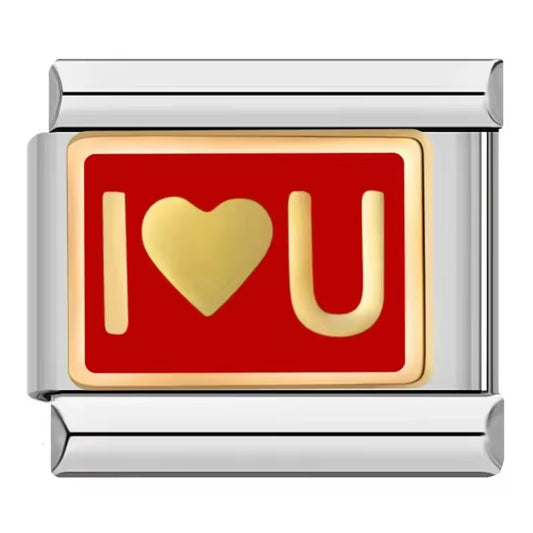 Italian bracelet plano - I love you