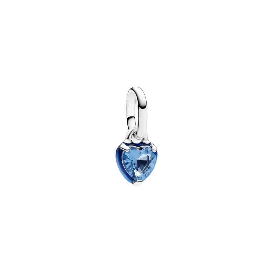 Mini charm de plata - corazón