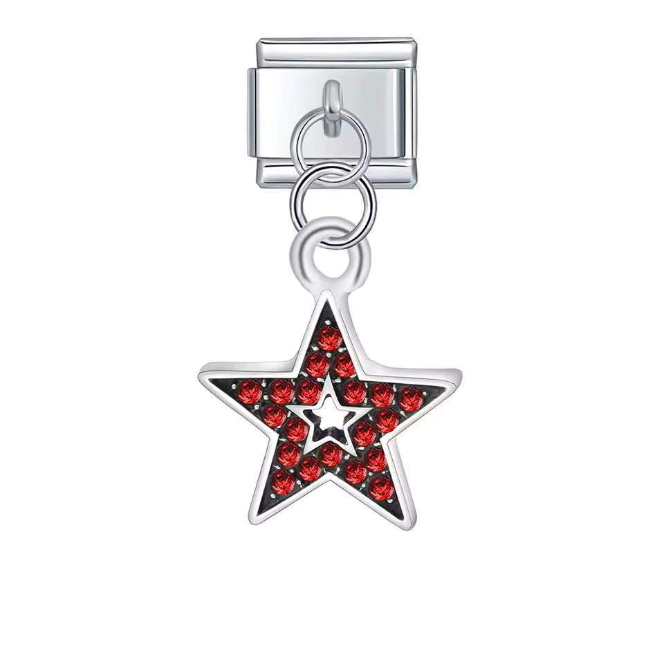 Italian bracelet colgante - estrella
