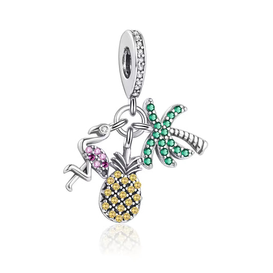 Charm de plata 925 - Verano