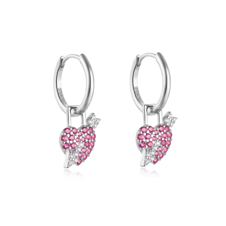 Zarcillos Love heart